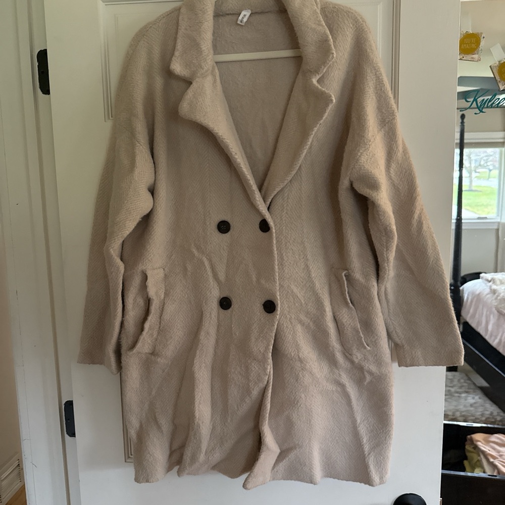 Wishlist Cream Teddy Jacket